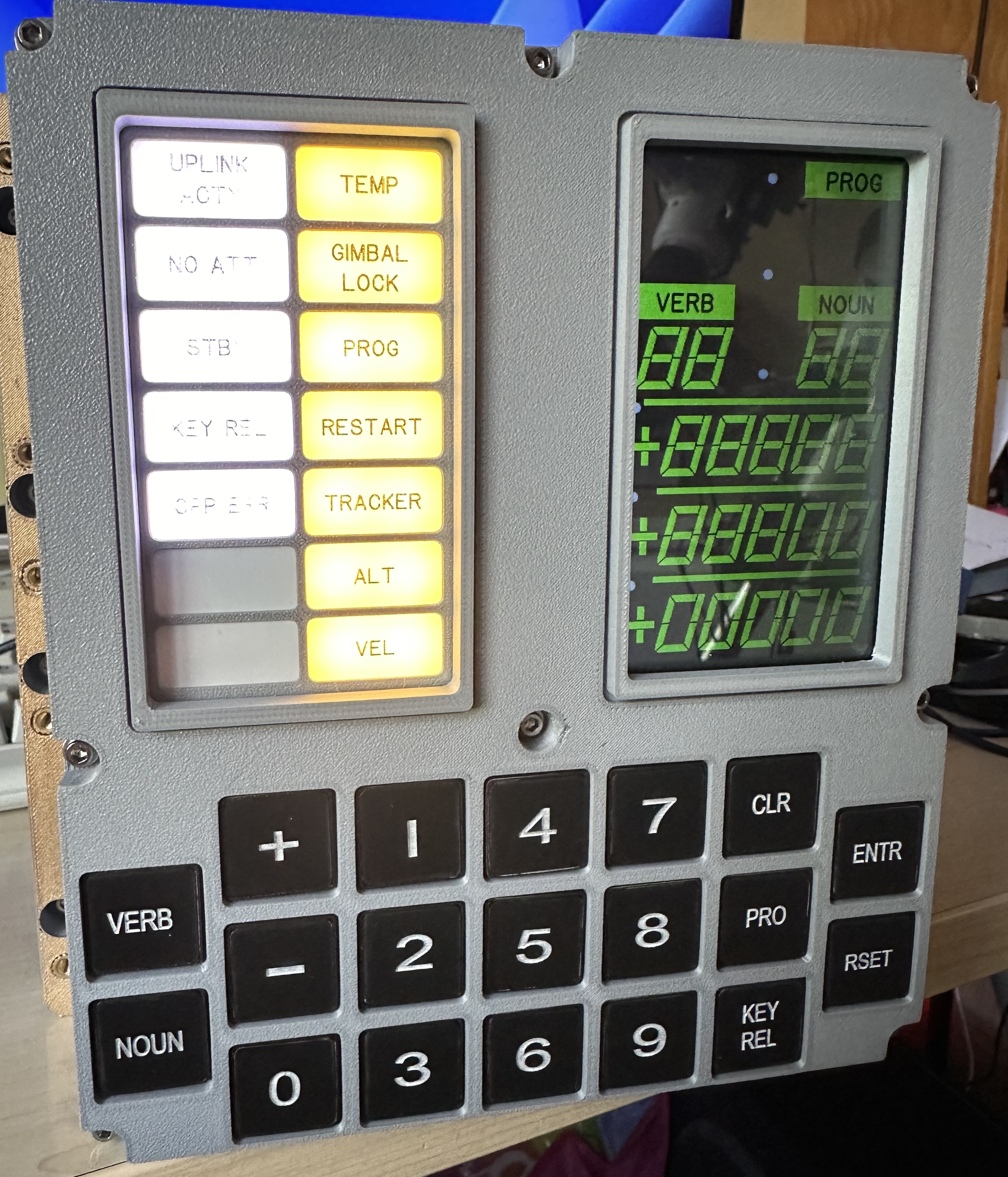 Apollo DSKY (AGC Display / Keyboard)