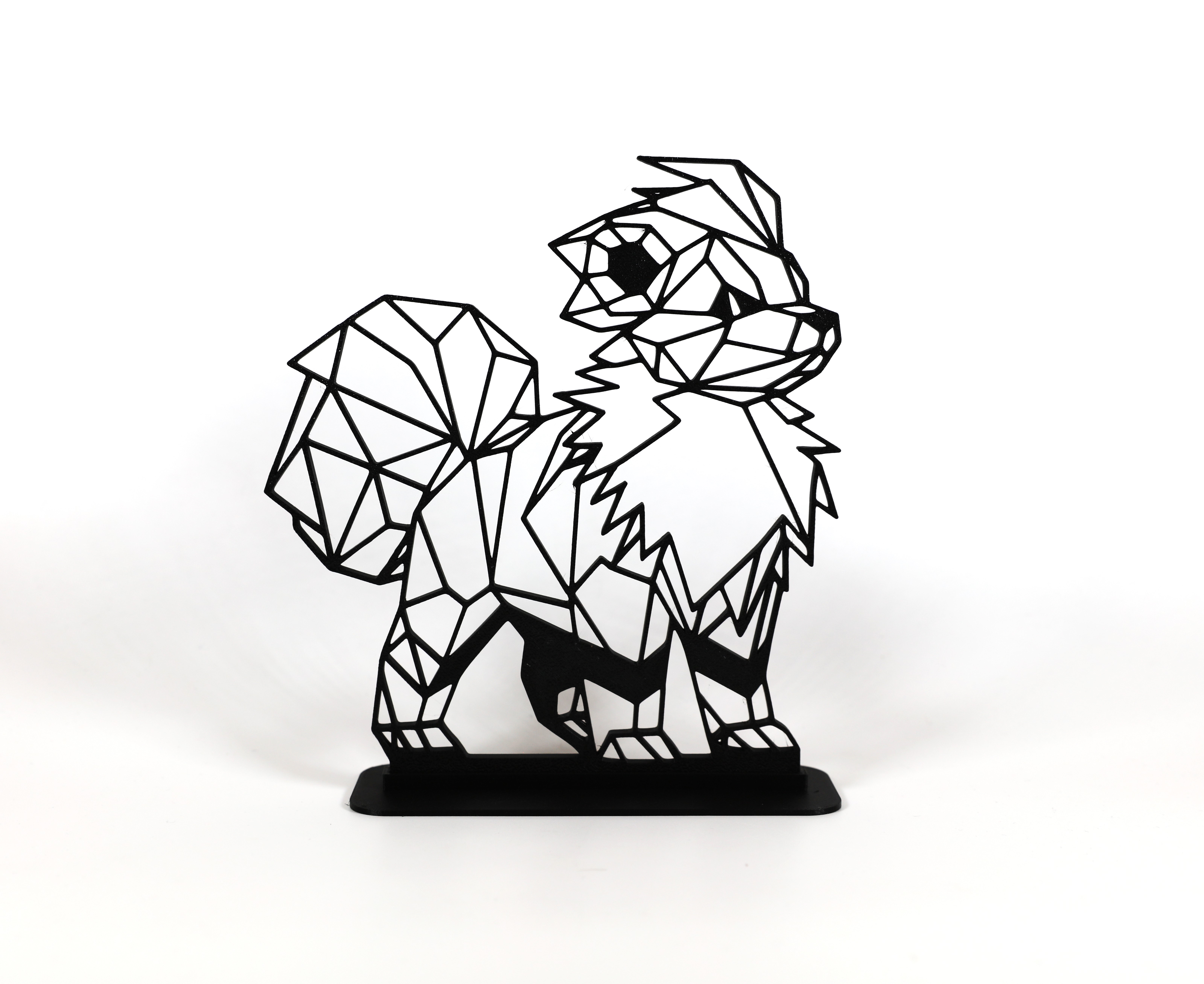 Geometric Low Poly Growlithe