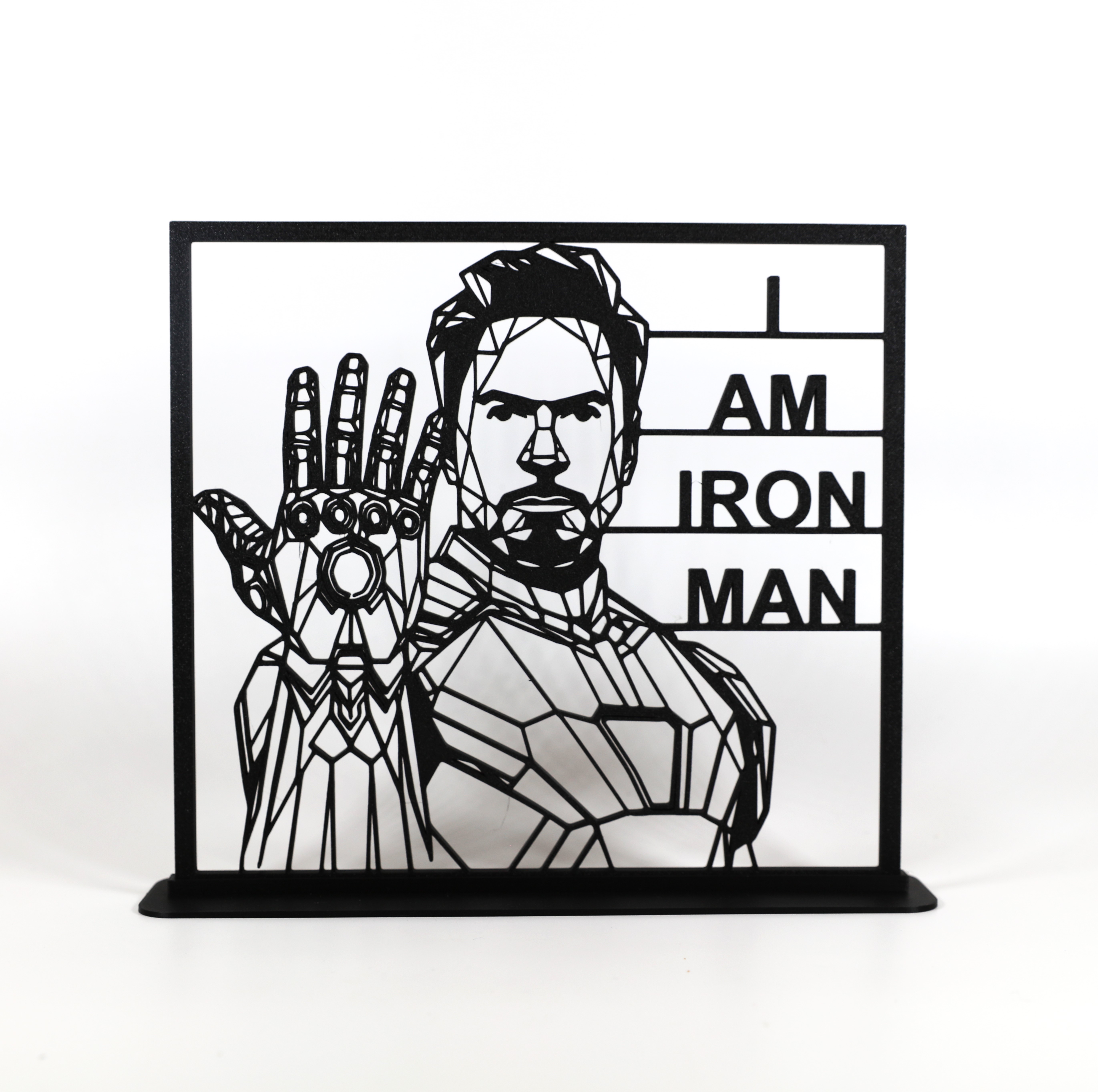 Geometric Low Poly End Game Iron Man
