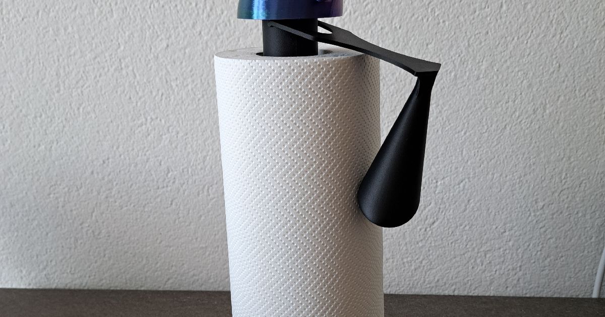 Paper towel holder by isi666 | Download free STL model | Printables.com