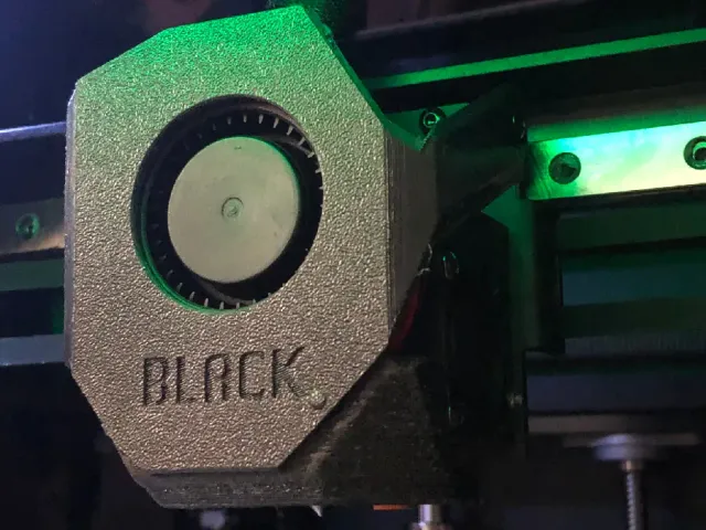 KLP1 EXTRUDER COVER ''BLACK''