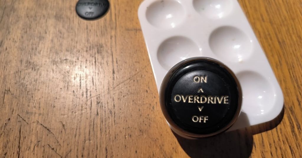 ROAMERDRIVE / OVERDRIVE Gear Knob Centre by MadBob Download free STL