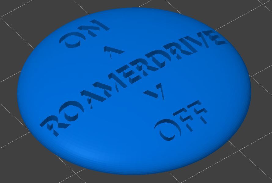 ROAMERDRIVE / OVERDRIVE Gear Knob Centre by MadBob Download free STL