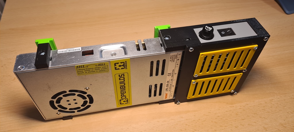 PSU LRS-350 Modular cover / holder 2040 profile