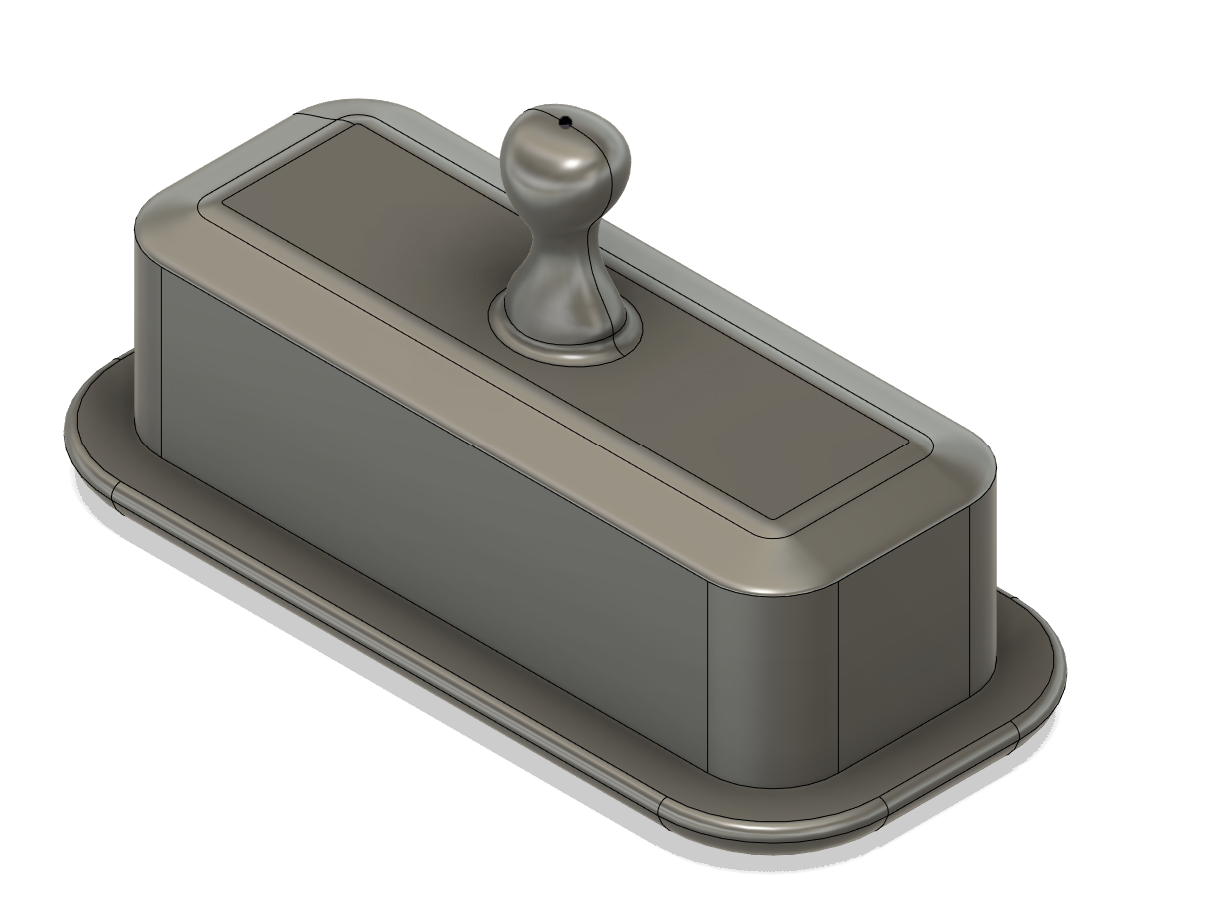 Butter Dish by bmsluite | Download free STL model | Printables.com