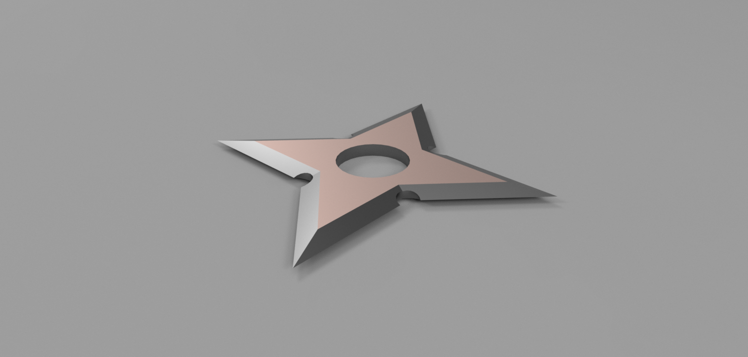 Shuriken (4 sided throwing star)