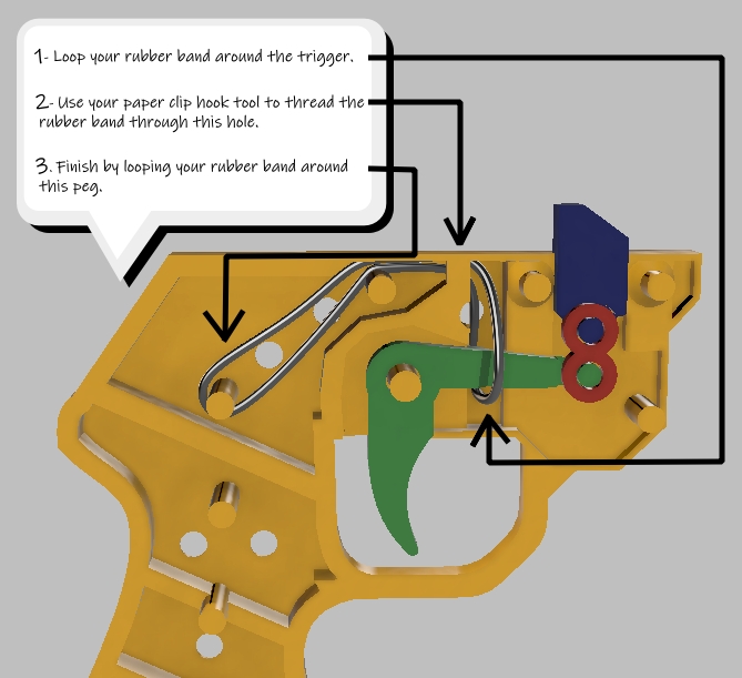 Crossbow Pistol/Rubber Band Gun by jSamz12 | Download free STL model ...