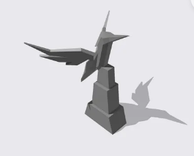 decorative bird statue