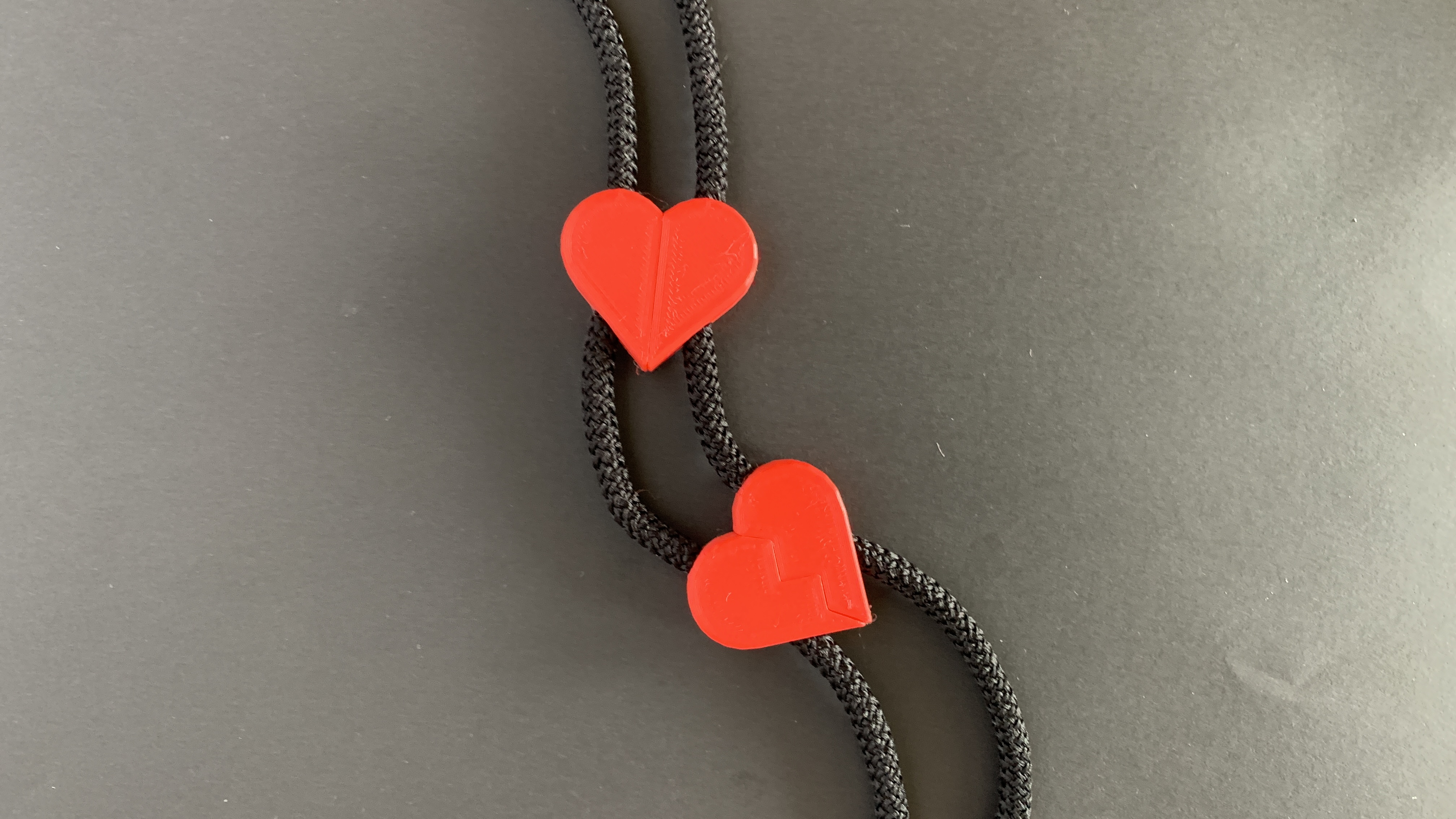 Magnetic Hoodie Heart Beads