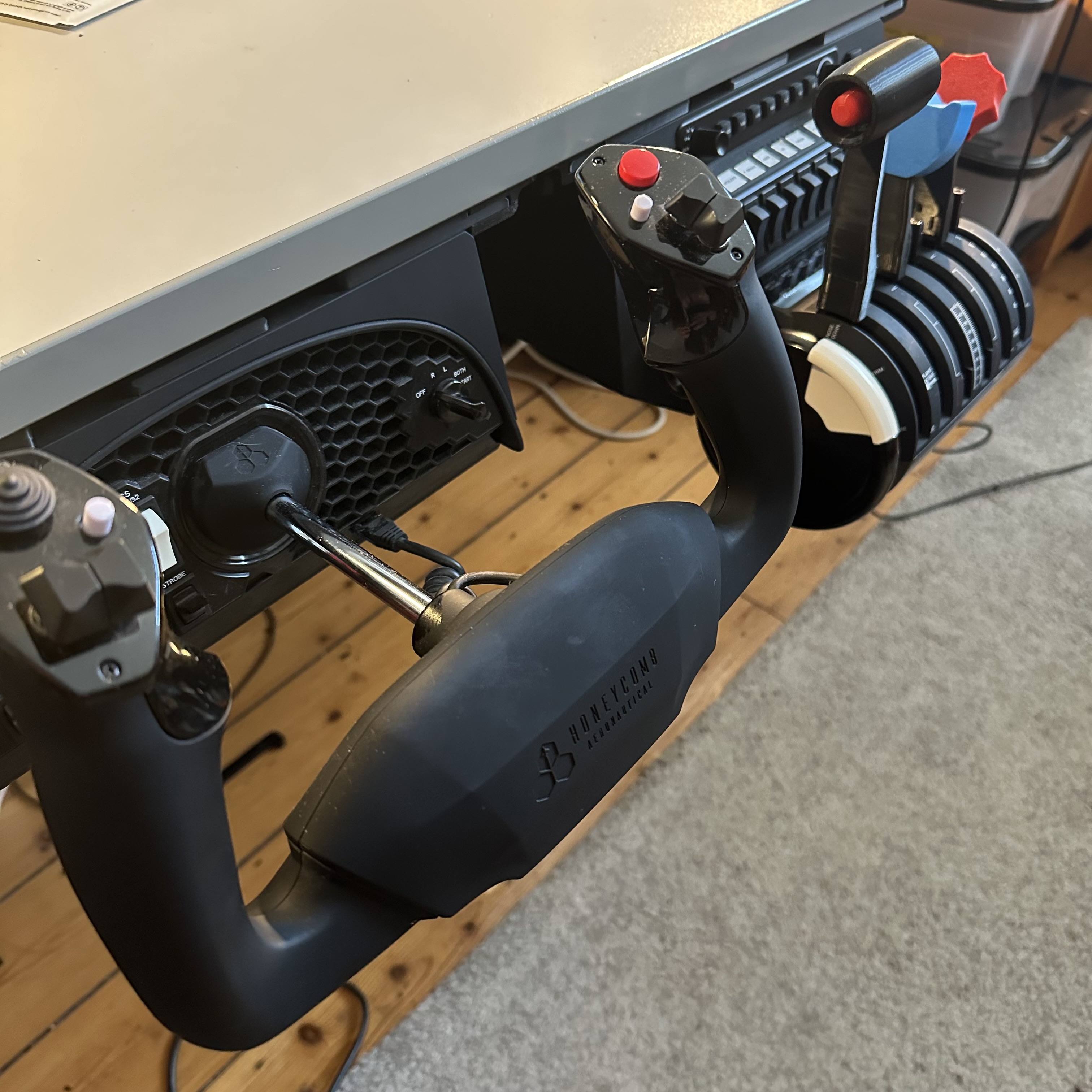Honeycomb Alpha/Bravo Underdesk Quick Mount V2.1