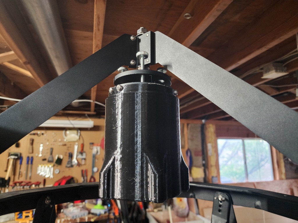 Secondary mirror cover for Hubble Optics UL18 3D model