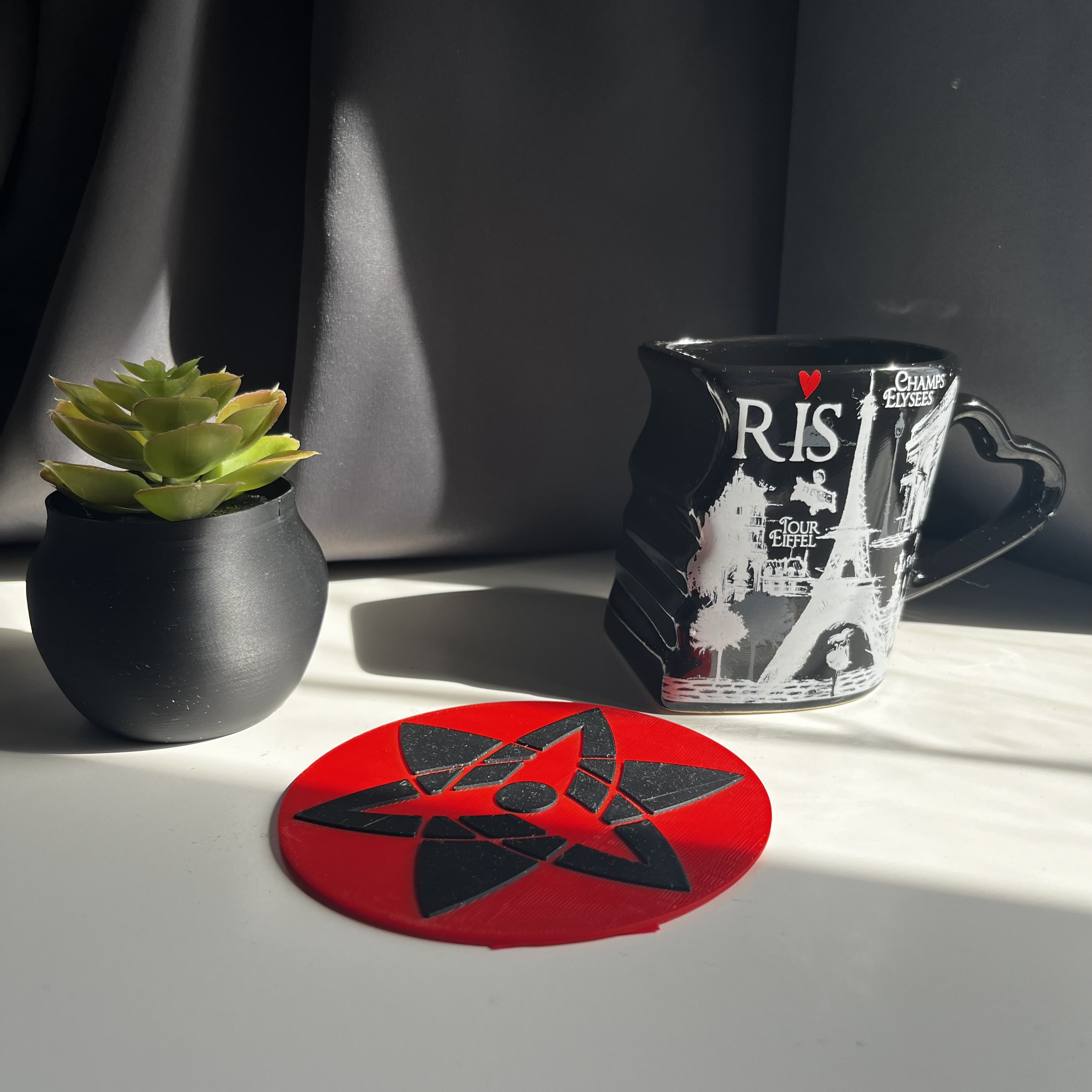 Sasuke Eternal Mangekyo Sharingan Coaster