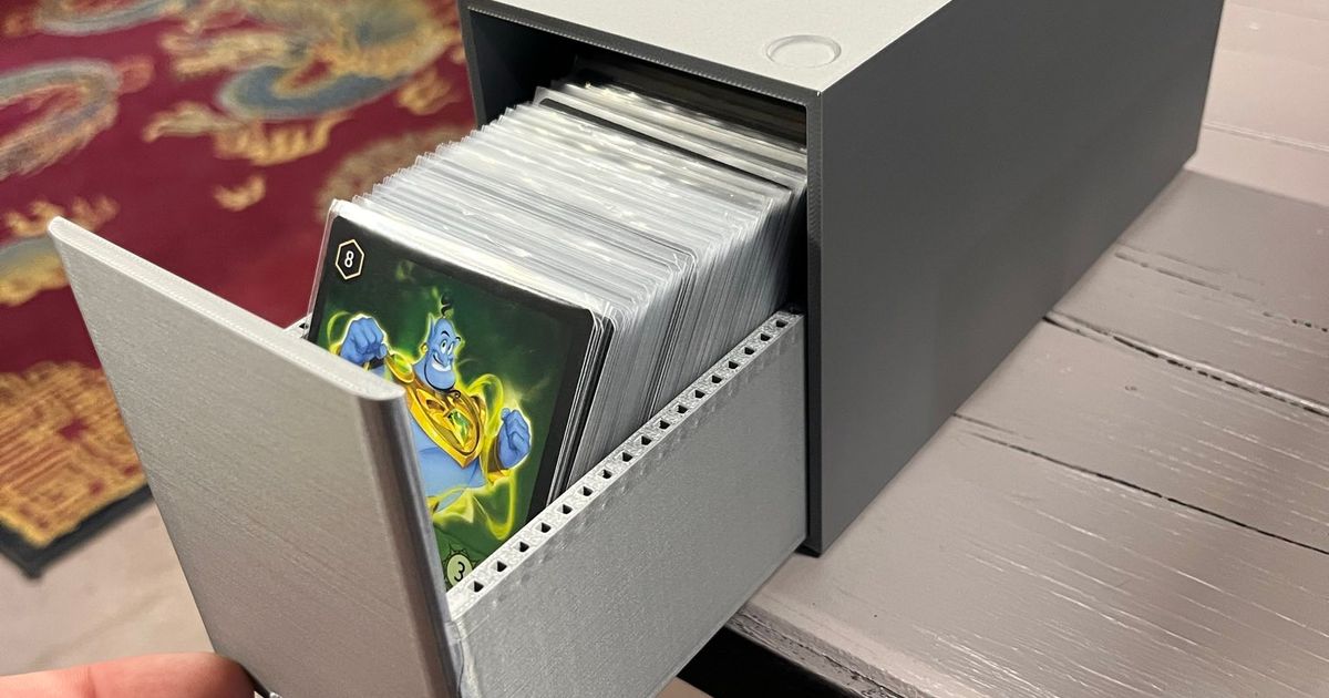 Stackable Trading Card Drawer with Divider by Dre Wizard | Download ...