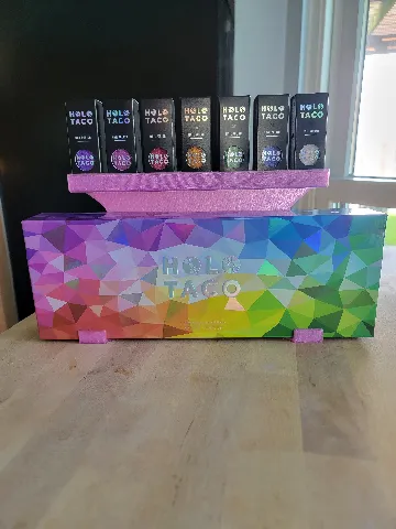 7 slot Holo Taco Collection box w/ nail polish display