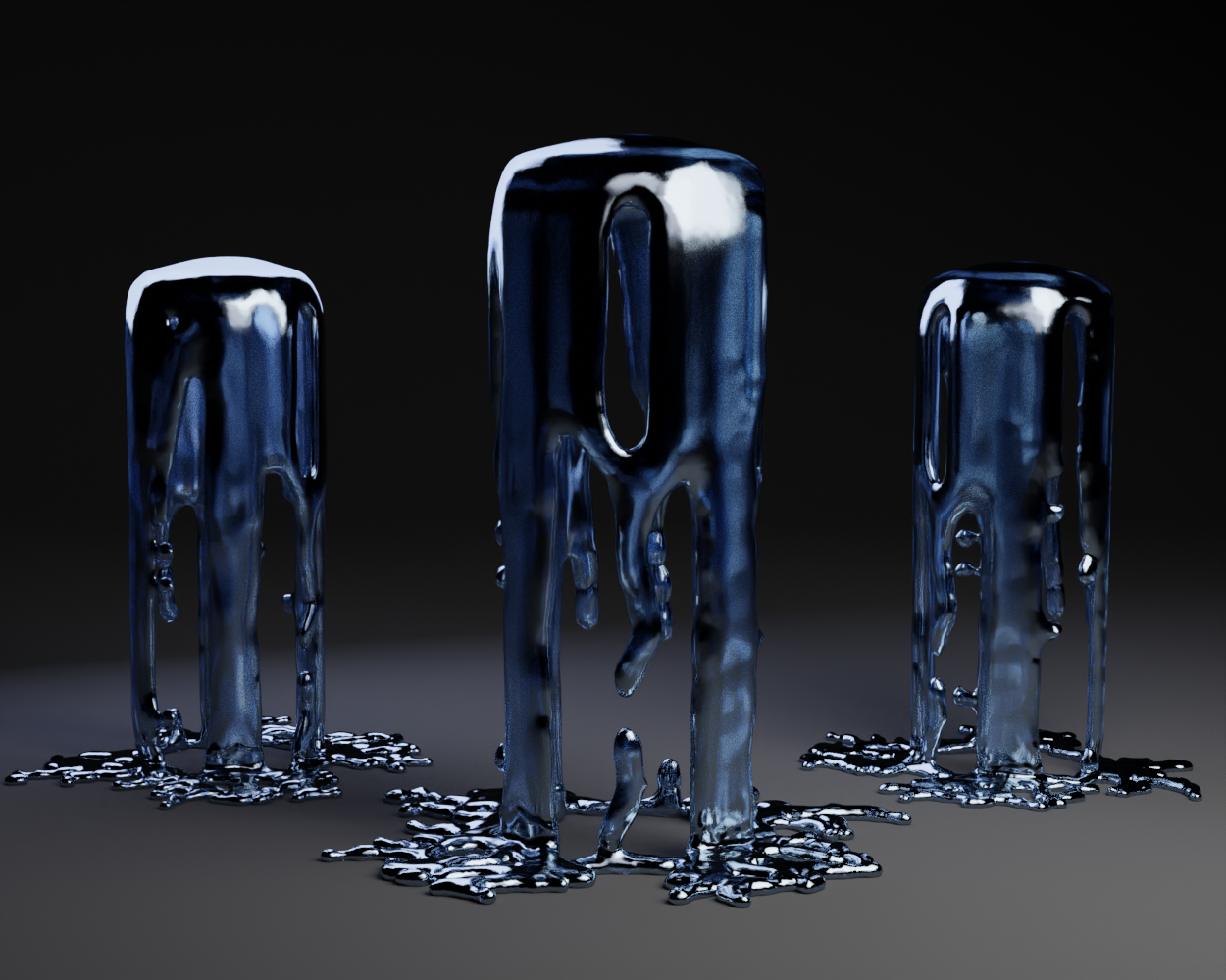 Liquid Spillover Sculpture by Peter Farell | Download free STL model ...