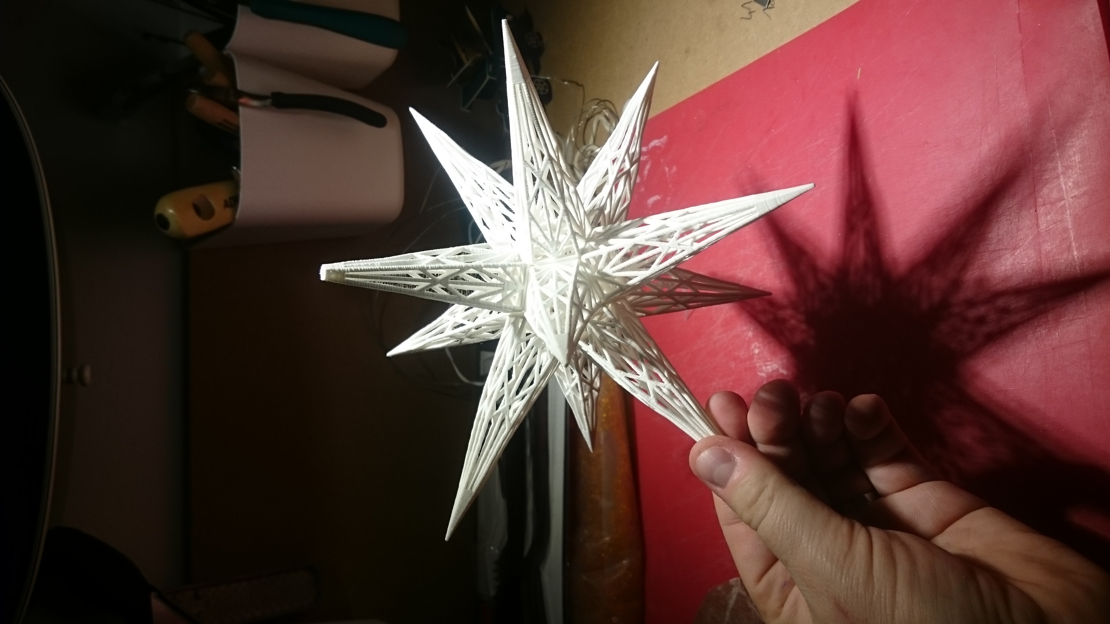 Miniatura 2 do modelo 3D Star Light (Weihnachtsstern)
