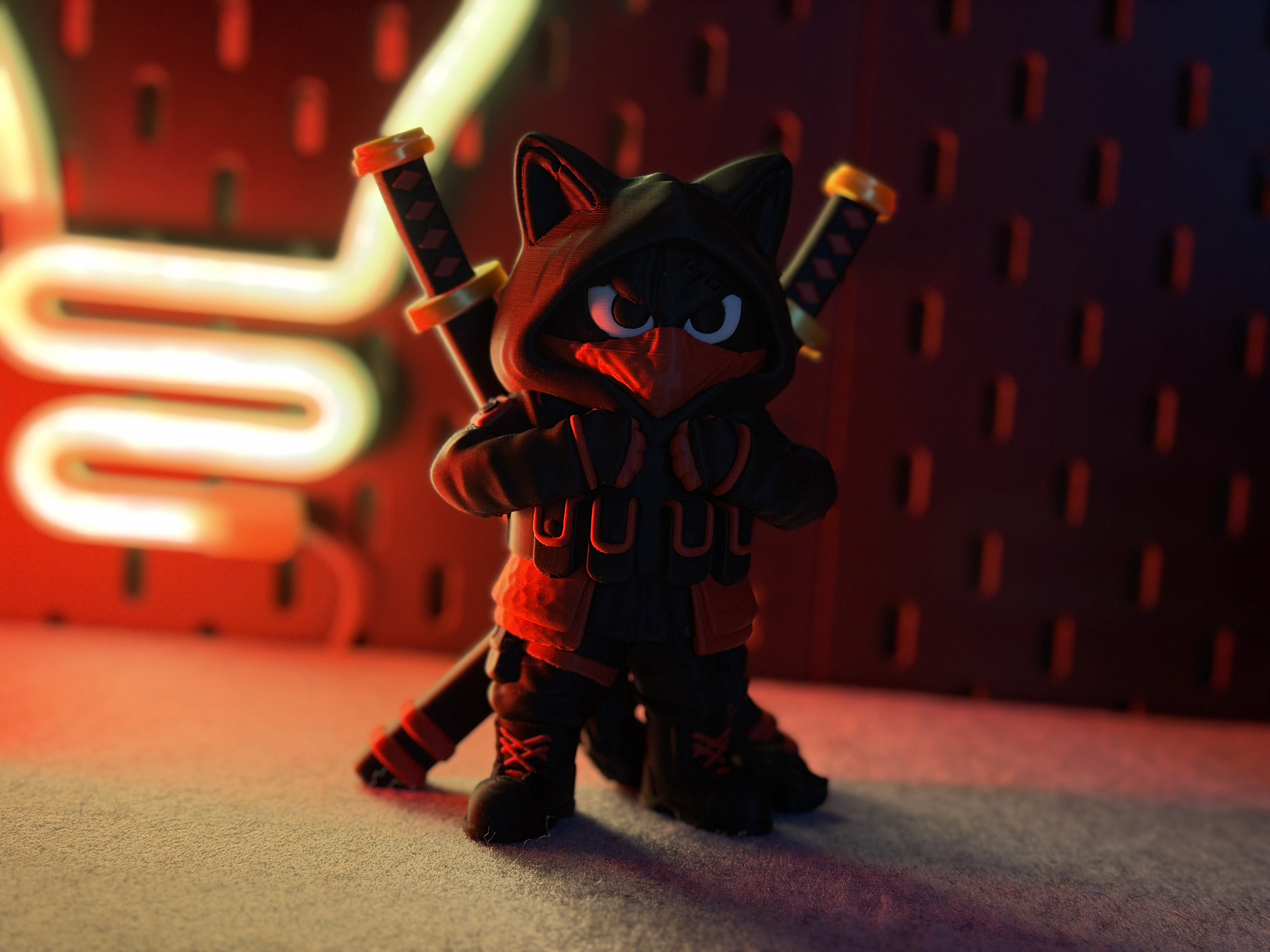 Miniatura 5 do modelo 3D Ninja Cat