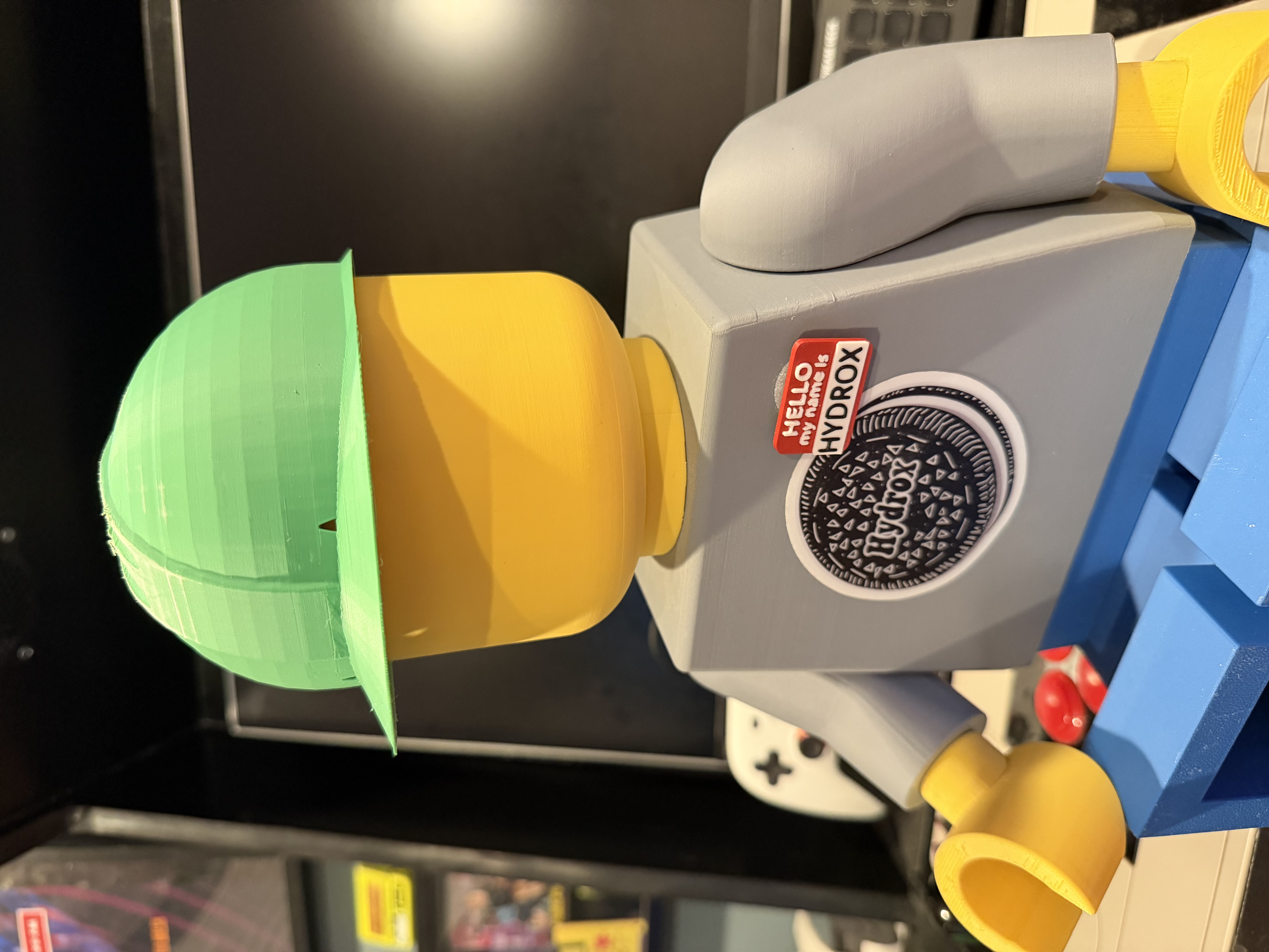 Hard Hat for Brick Megafigure (10:1 scale)