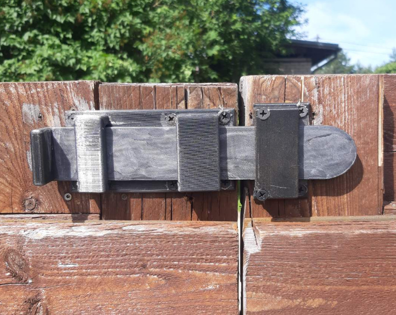 Gate latch w/o lock
