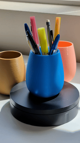 Pen Holder - Modern Vase Design 2 (Narrow)
