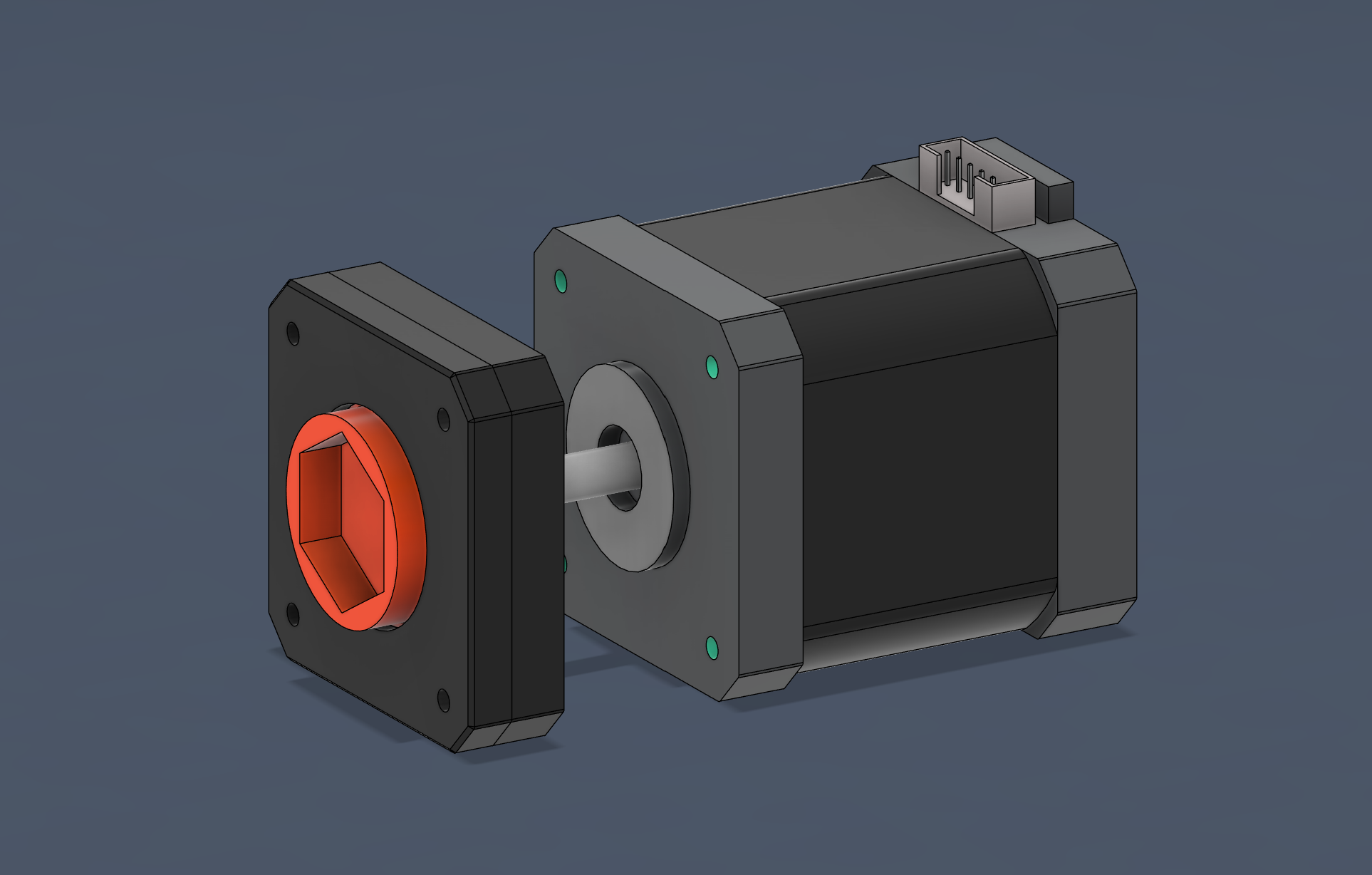 Miniatura 6 do modelo 3D Stepper Motor Cycloidal Drive