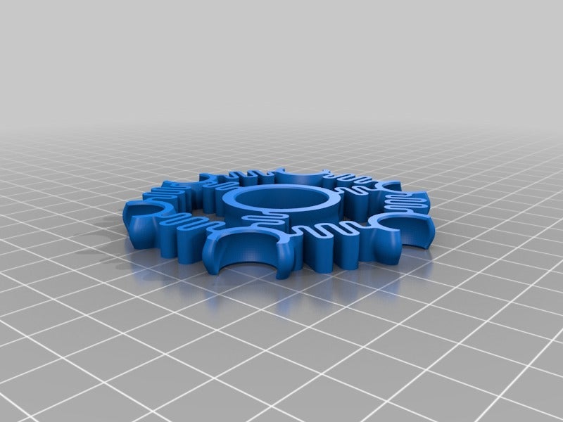 Miniatura 3 do modelo 3D Flexi Fidget Hand Spinner