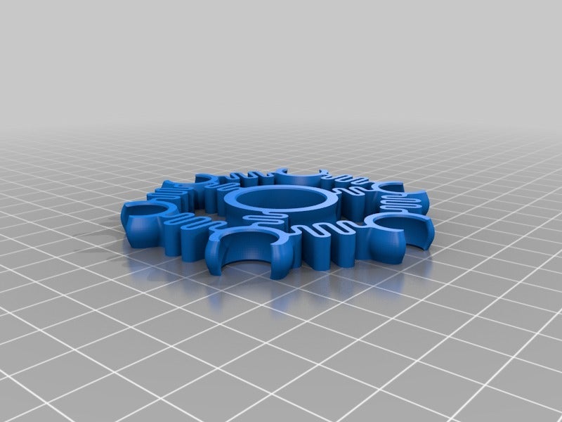 Miniatura 9 do modelo 3D Flexi Fidget Hand Spinner