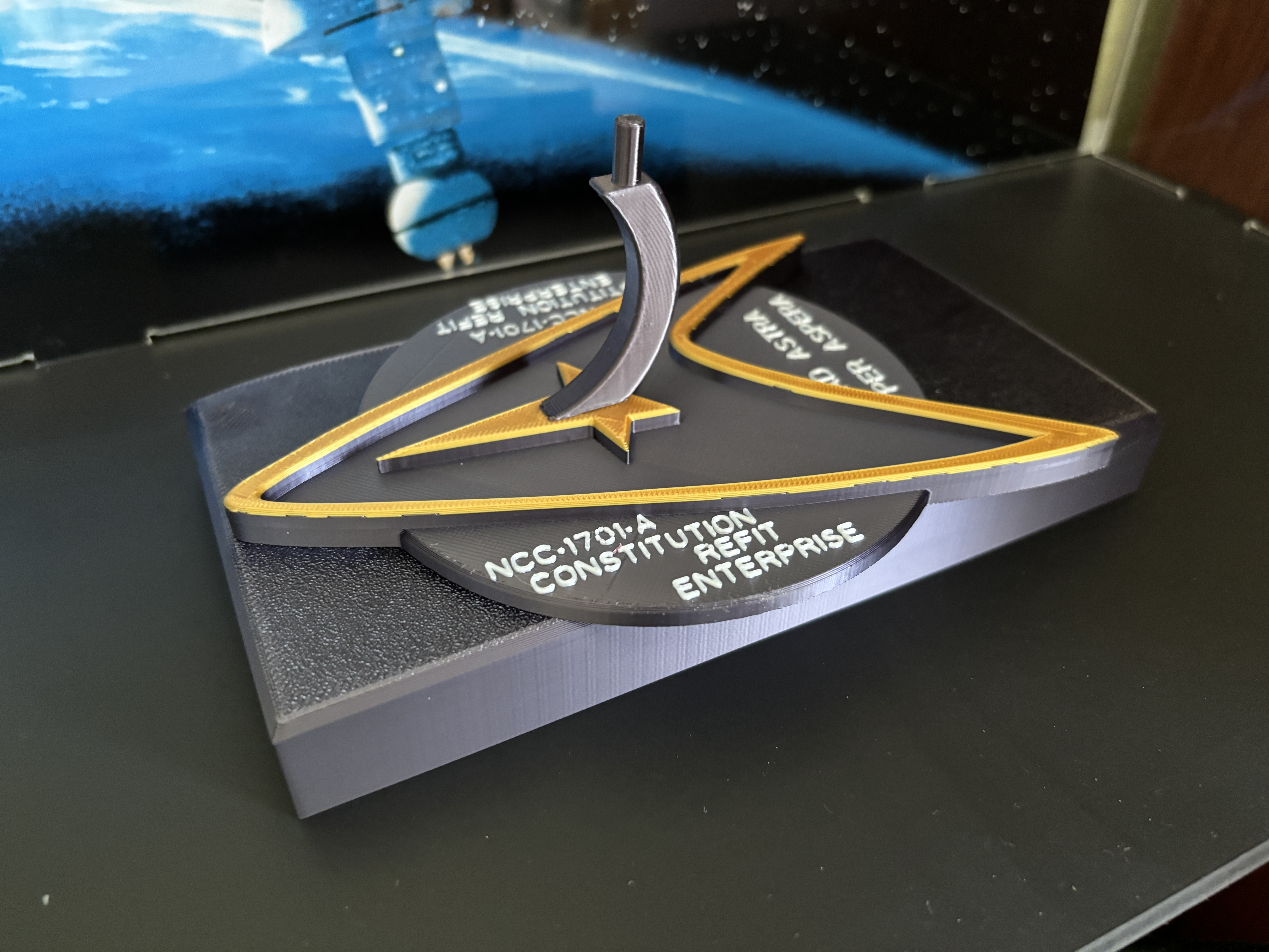2 piece Enterprise-A stand