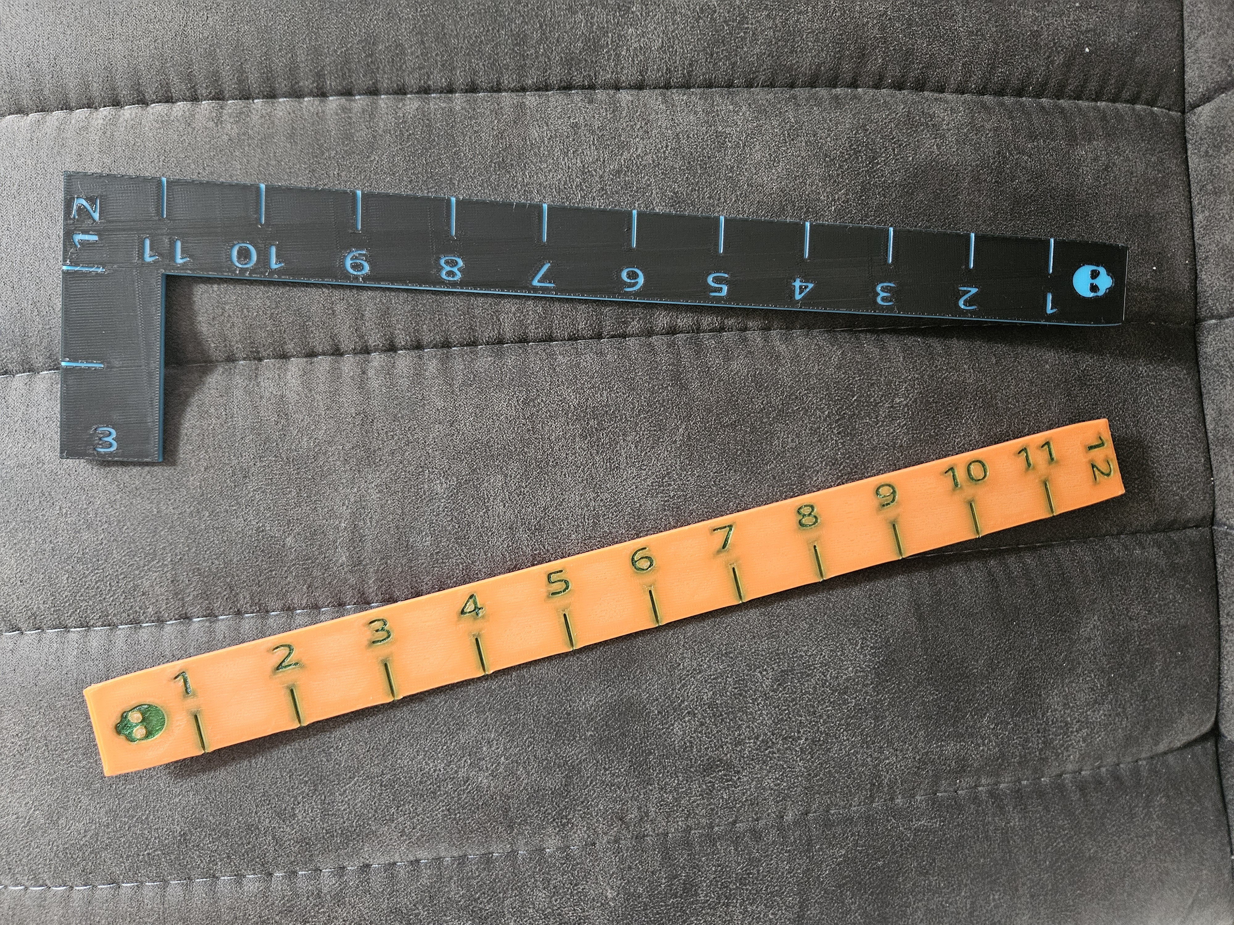 12-inch combat gauge, tabletop range ruler, Warhammer
