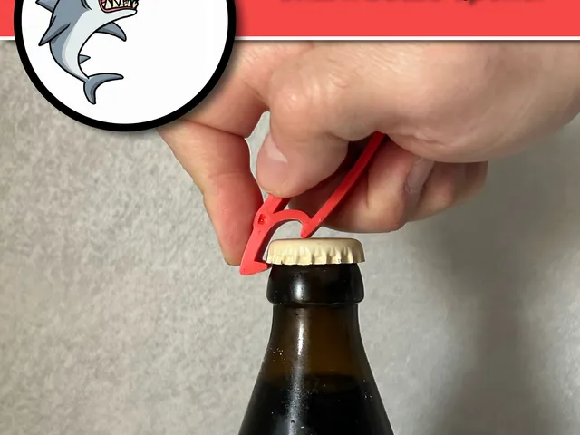 Shark bottle opener - Use his teeth