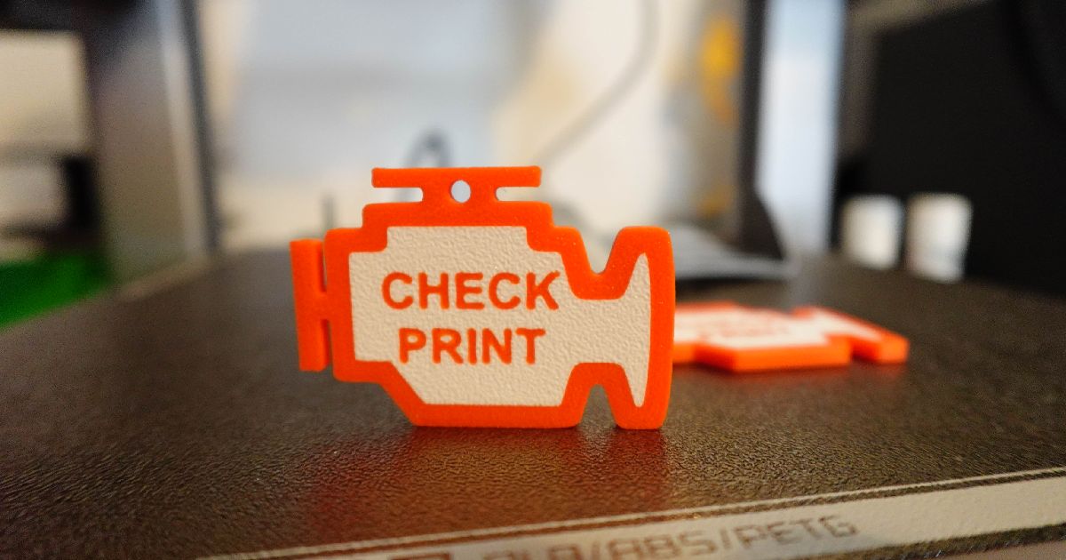 Check Print Keychain by Emergein3D | Download free STL model ...