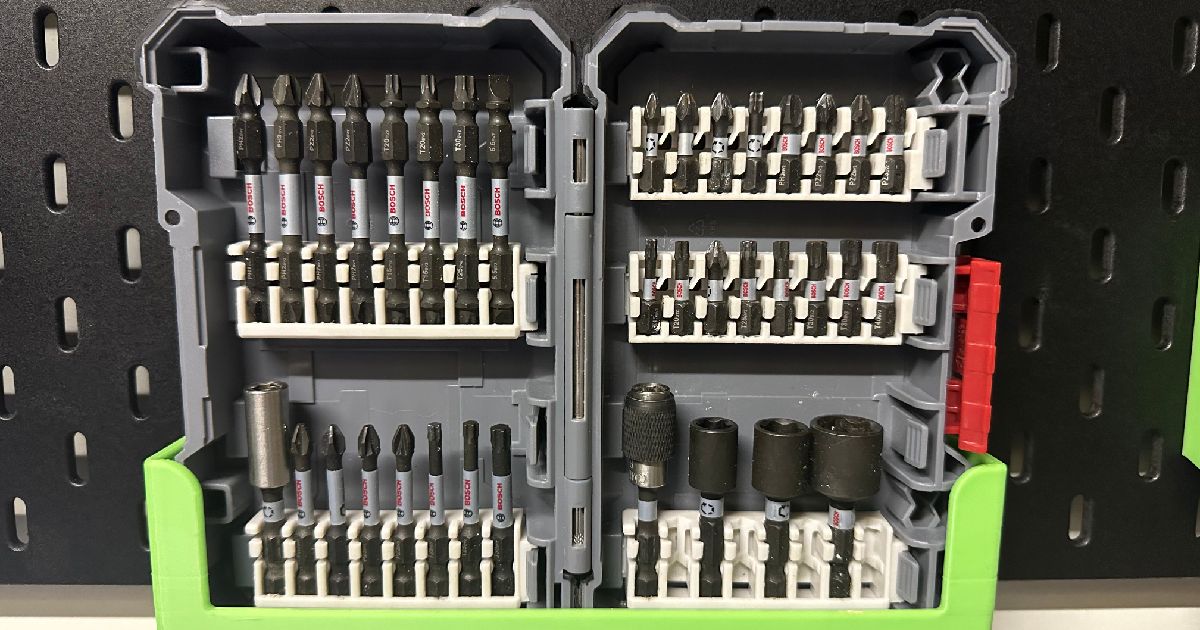 Bosch impact 36 bit box holder for Ikea Skadis by Akumu22 | Download ...