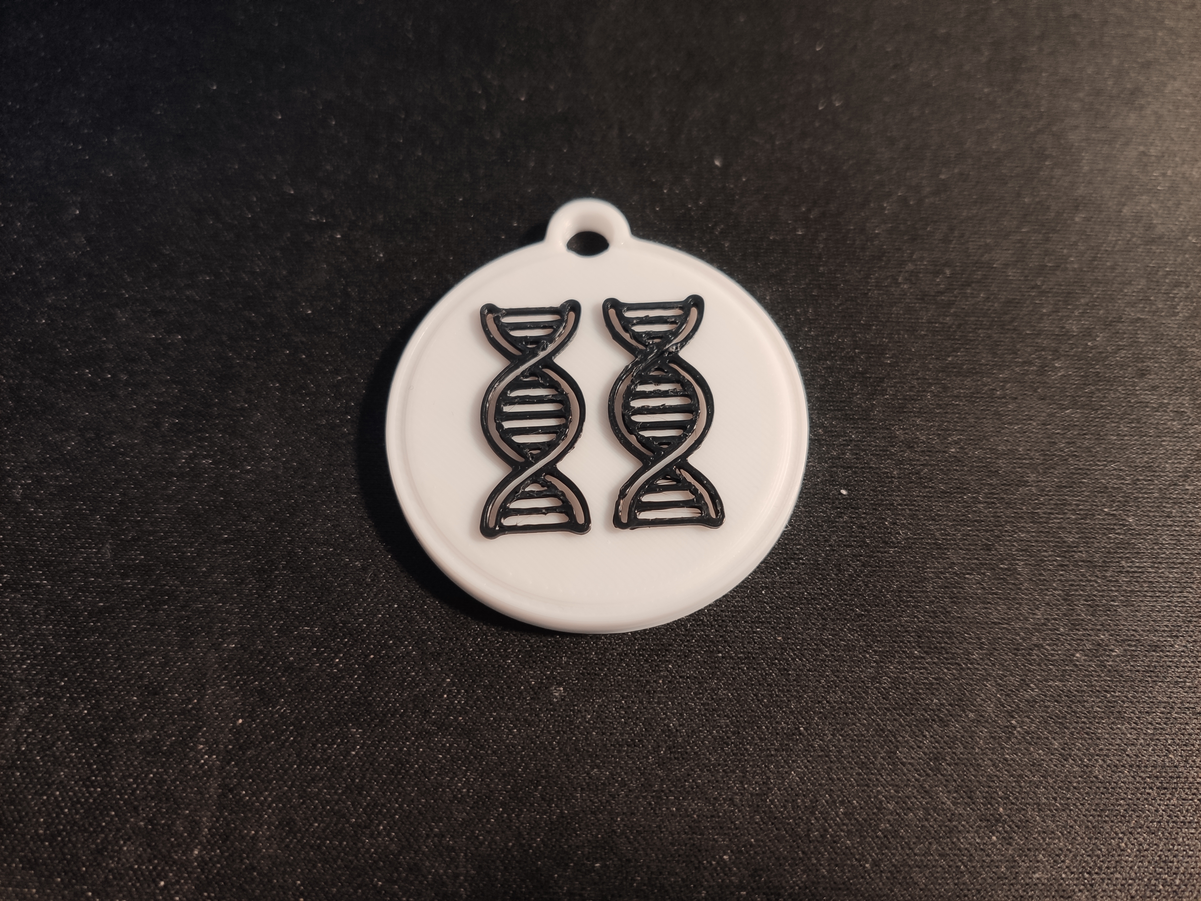 Scientific-themed keychains