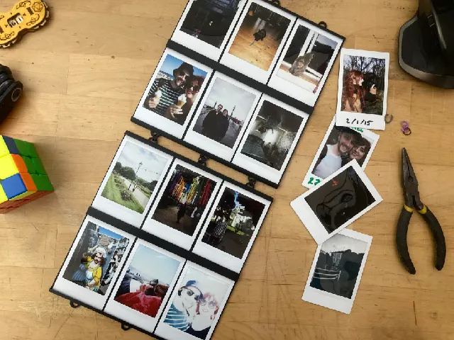 Instax mini modular wall frame