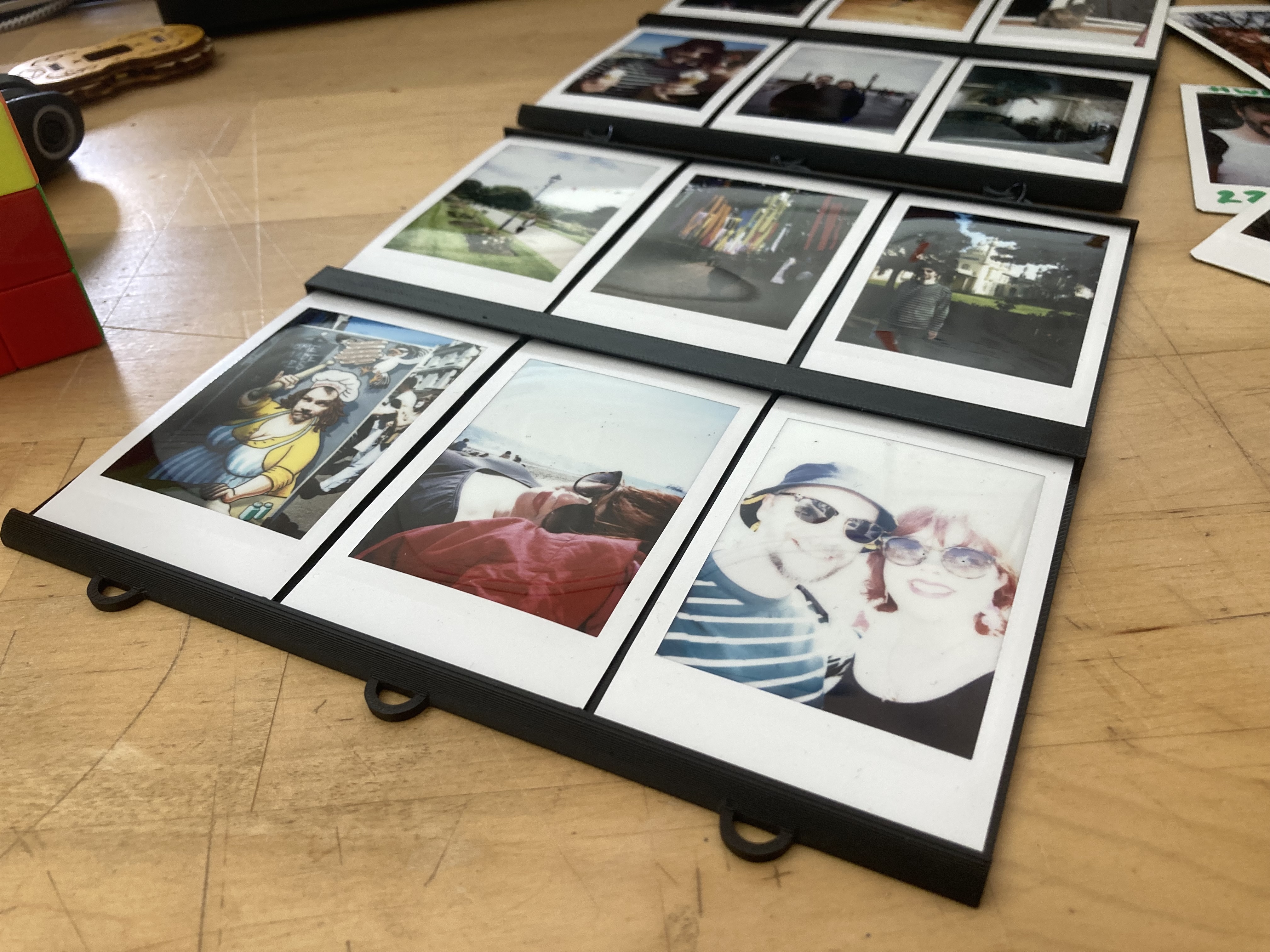 Miniatura 2 do modelo 3D Instax mini modular wall frame