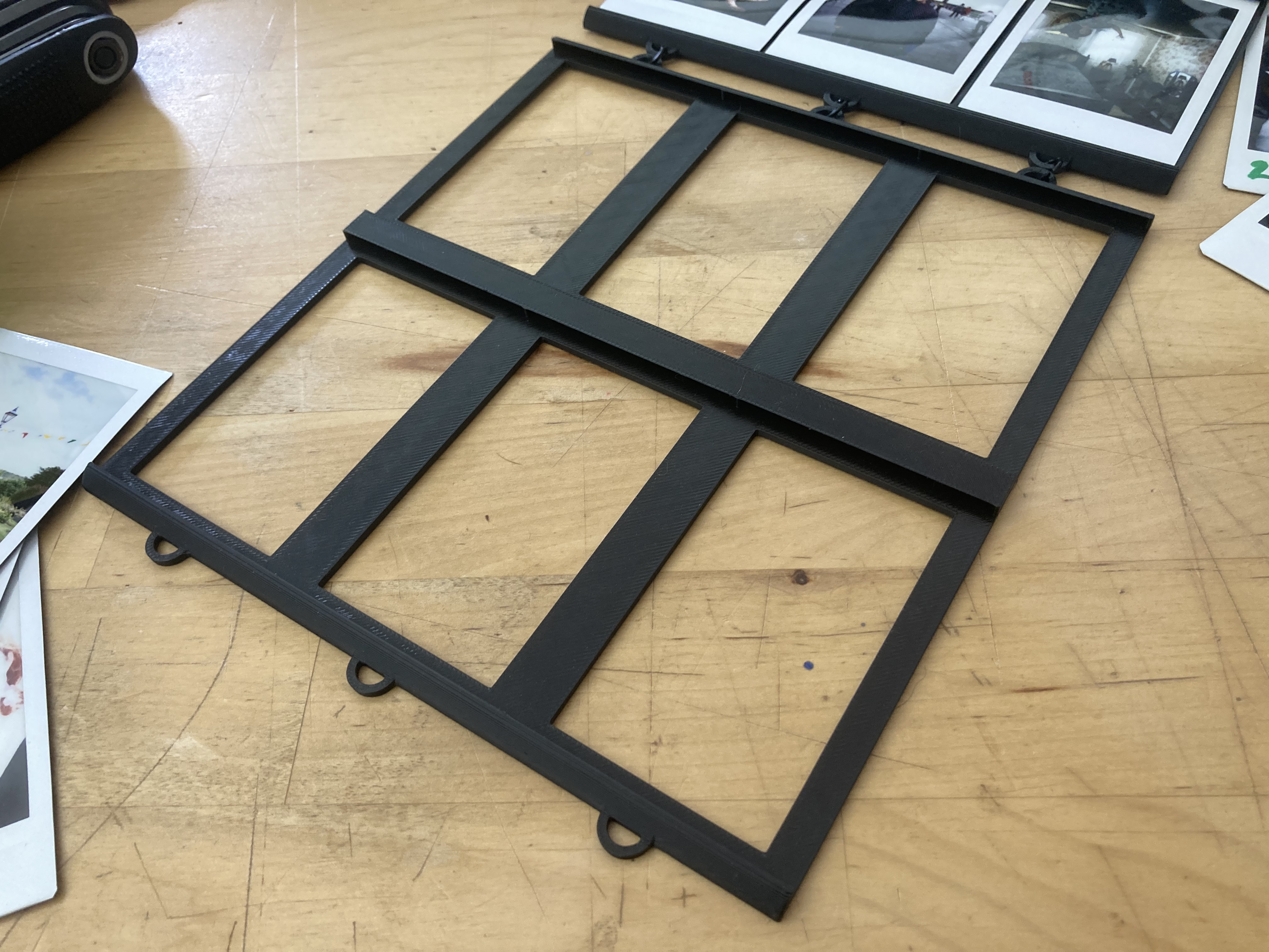 Miniatura 4 do modelo 3D Instax mini modular wall frame