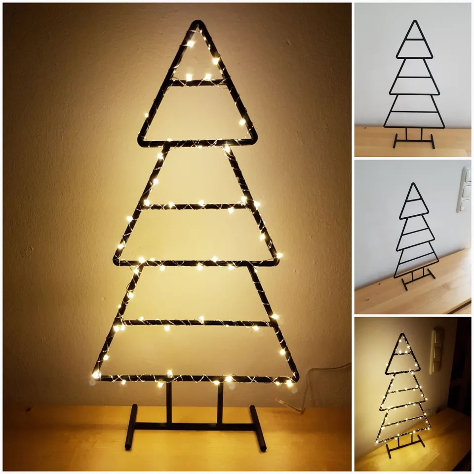 STL file deco straw ring christmas tree 💍・3D printing design to  download・Cults