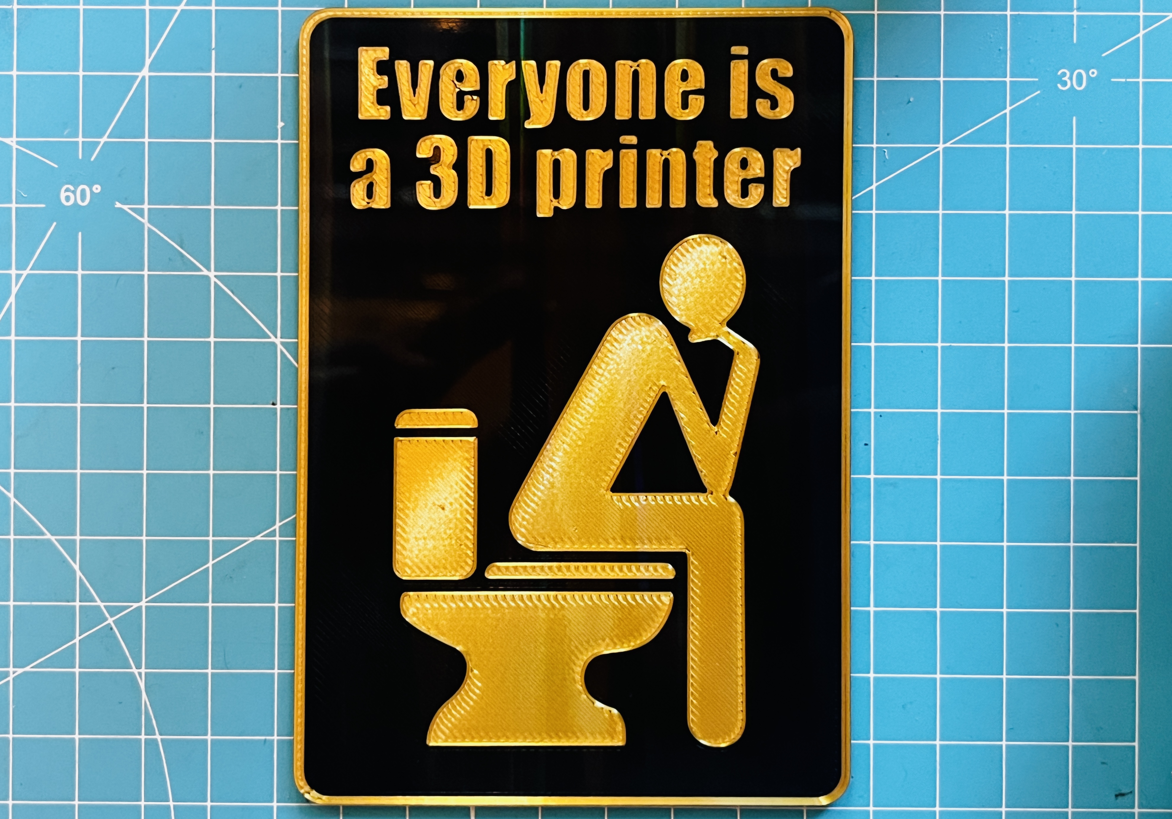 Everyone is a 3D printer Sign MMU (Multi Color)