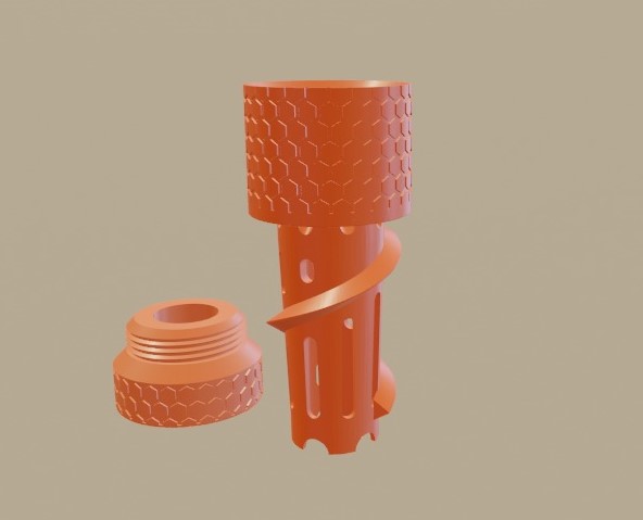 Miniatura 3 do modelo 3D lemon & orange squeezer