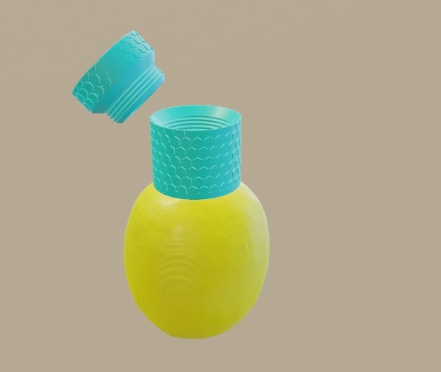 Miniatura 6 do modelo 3D lemon & orange squeezer