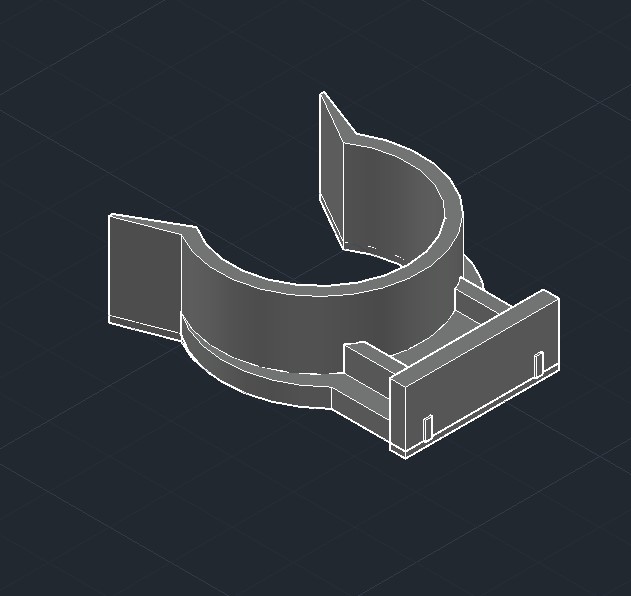 CLIP for the cover plate under the kitchen counter