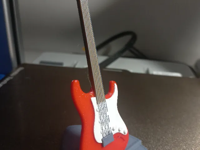 Stratocaster guitar phone stand