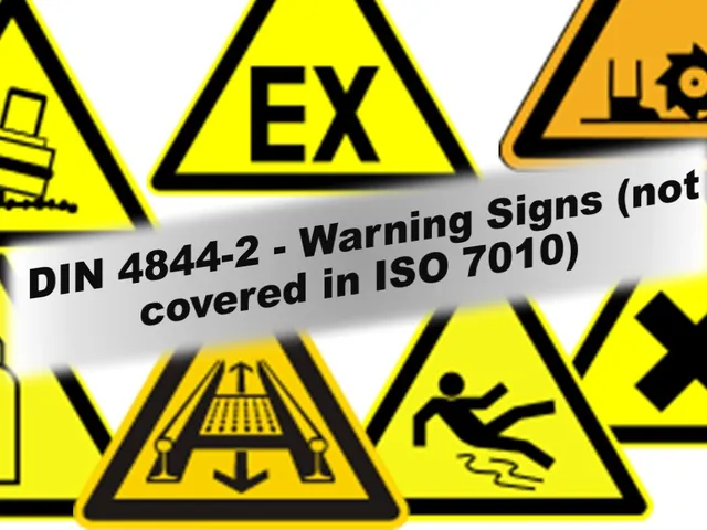 DIN 4844-2 Warning Signs (not covered in ISO 7010)