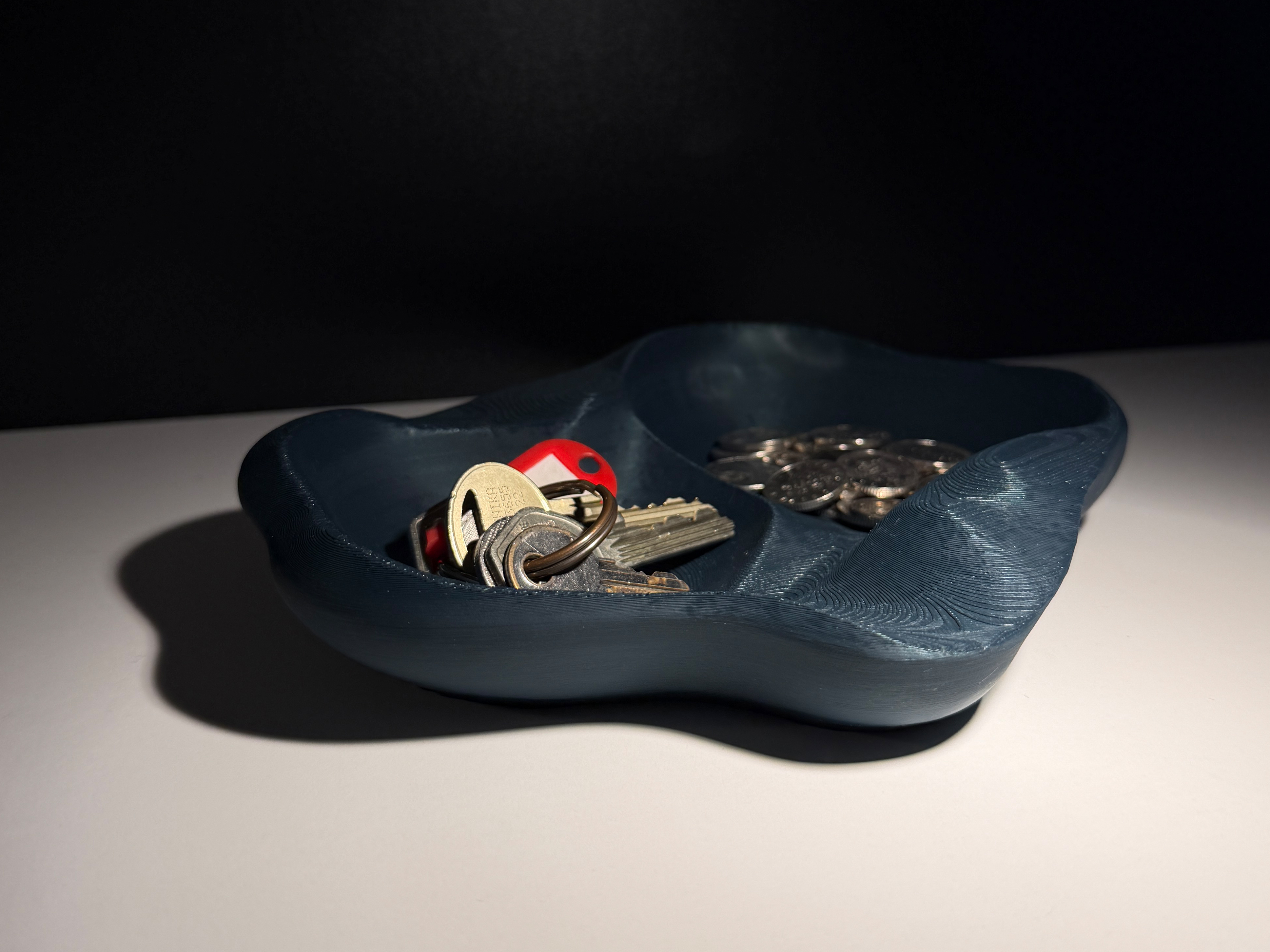 Carved Stone Catchall Bowl