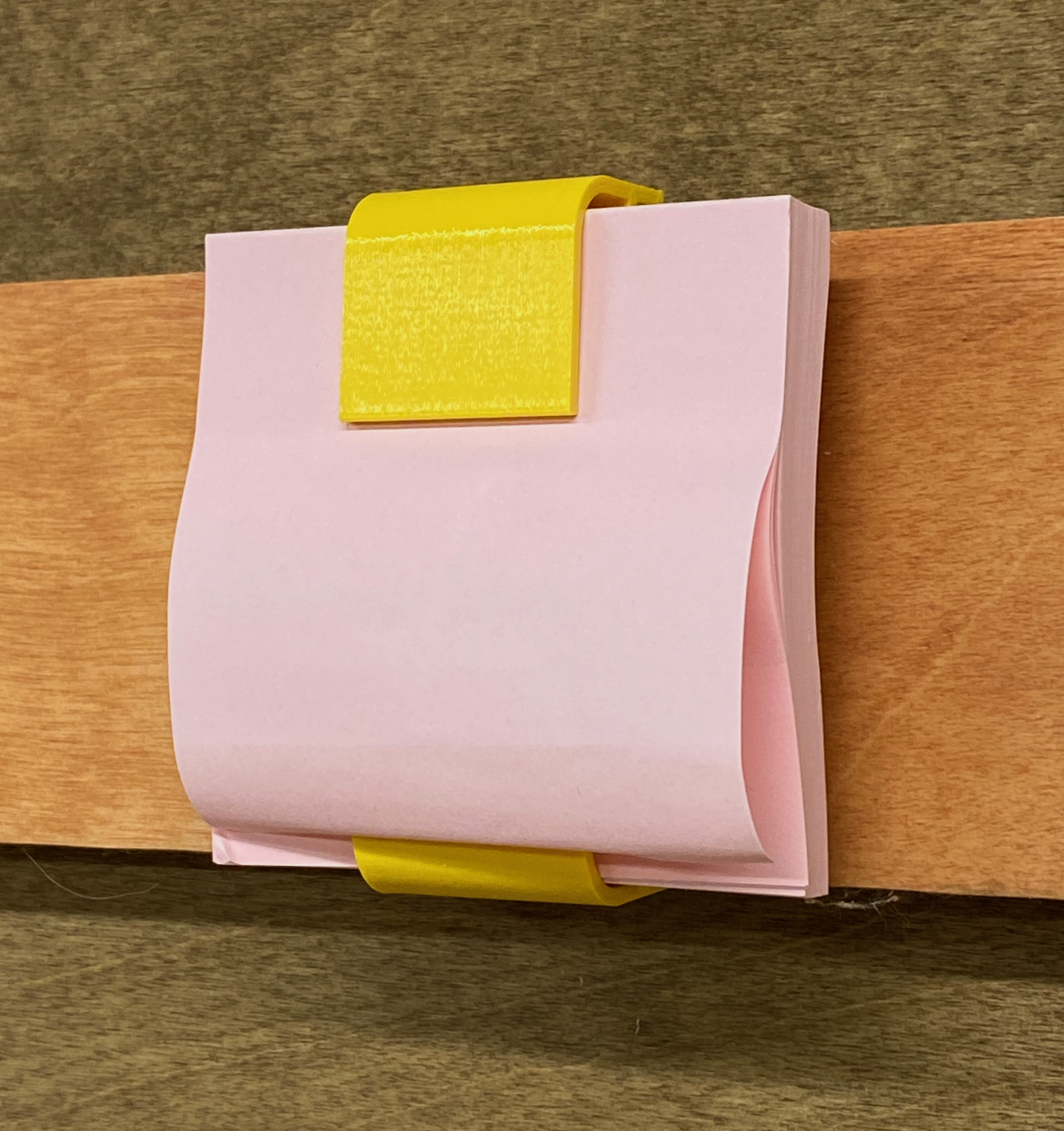 Post-It Note Dispenser, Adhesive Mount for Vertical Surfaces