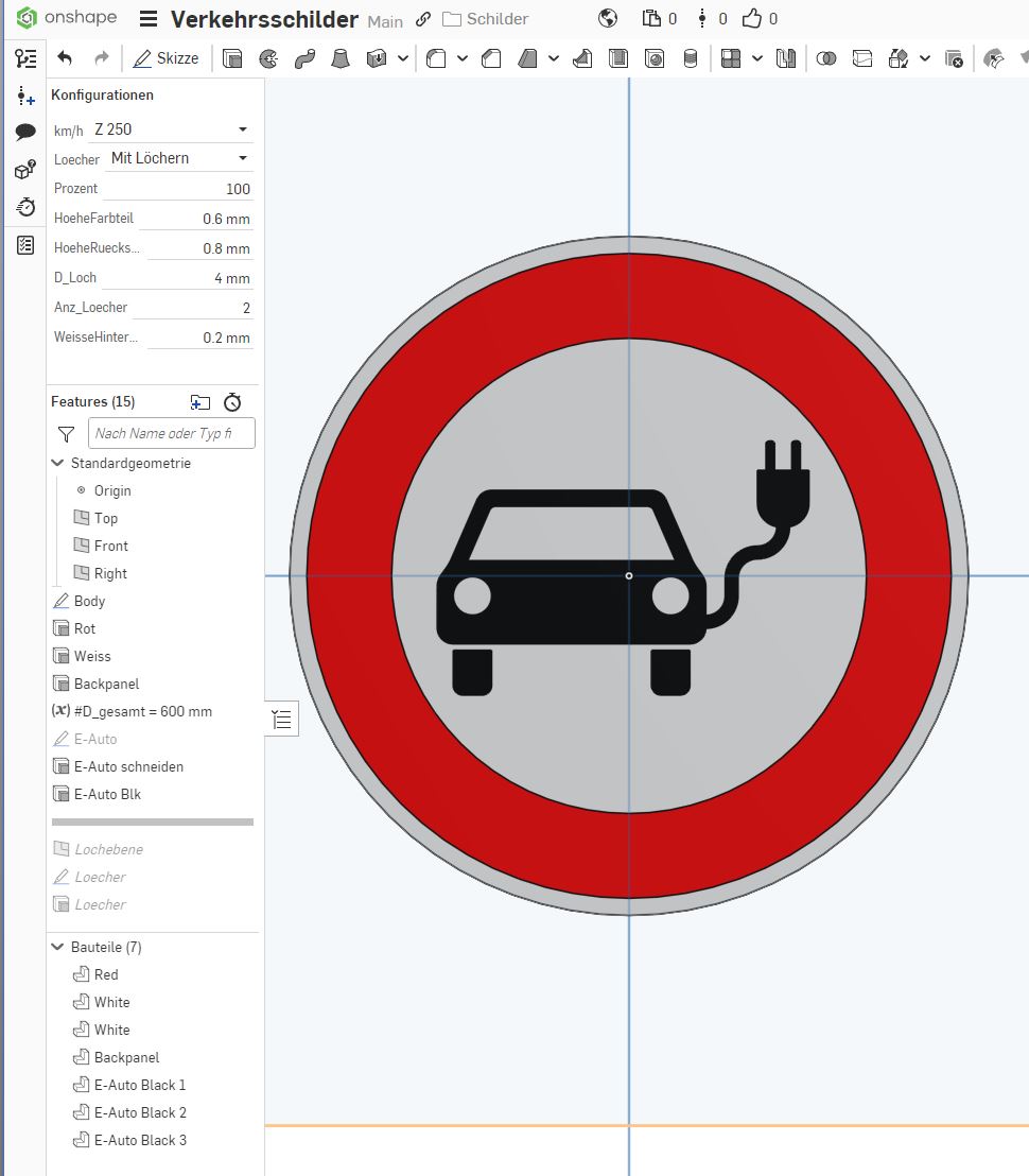 Inoffizielle deutsche Verkehrszeichen "Verbote" / Unofficial German