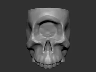 Skull mug by Alarcon Prints | Download free STL model | Printables.com