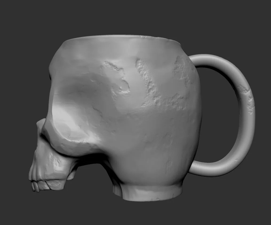 Skull mug by Alarcon Prints | Download free STL model | Printables.com