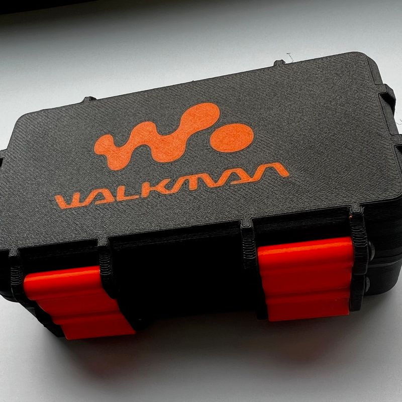 ねっこ　　　　　SONY WALKMAN NW-A45 本体 ケース付き Sony Walkman NW-A45 Case by Franktion | Download free STL model