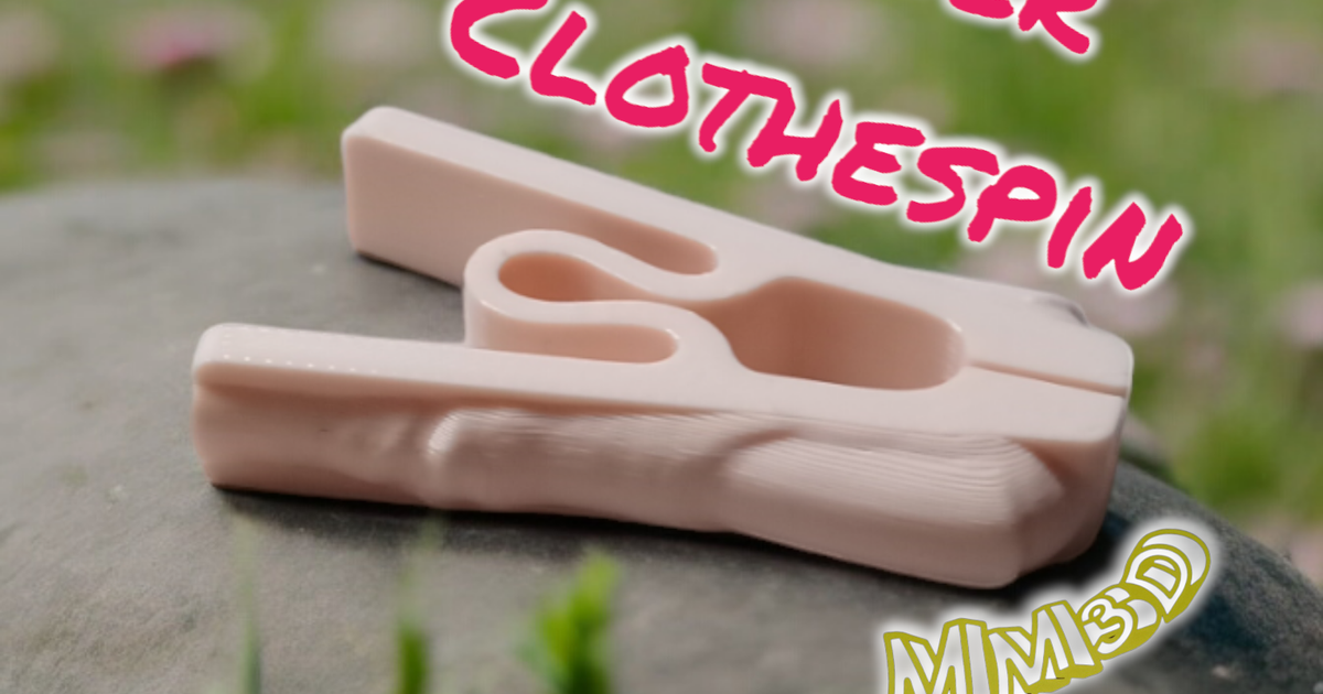 Finger Clothespin by michele MM3D Download free STL model